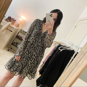 NWT ZARA Flowy Multi Colored Dress